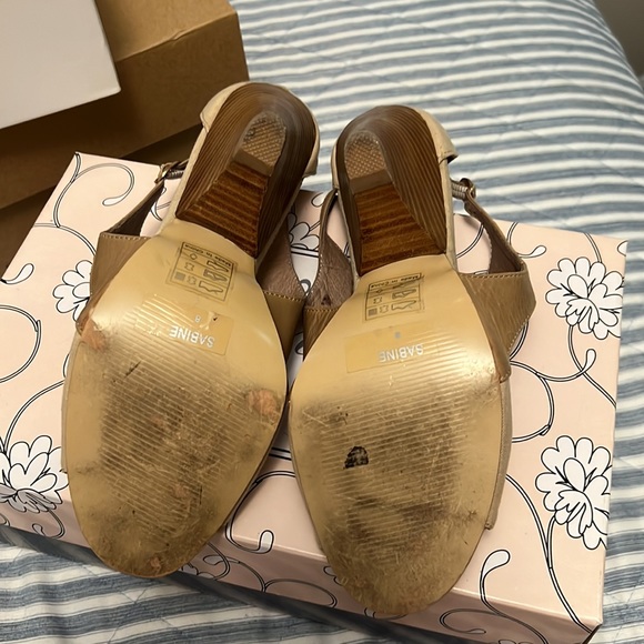 Envy (Anthropologie) canvas and leather heels - Picture 4 of 6